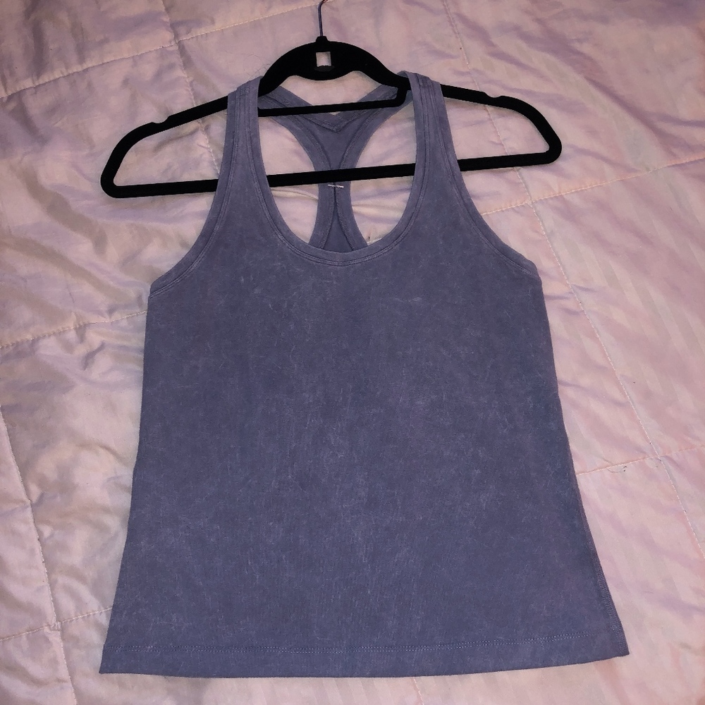 Blue lululemon tank top size 8 (fits like 6)